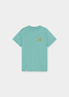 T-shirt "Garfield: Nice" - turquoise (children's)