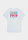 T-shirt "SpongeBob: Patrick, Food Mood" - white