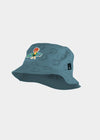Bucket Hat "Pumuckl surfs" - ocean blue