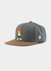 Cap "Grantig by nature" - dark gray (Snapback), v2