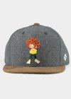 Cap "Grantig by nature" - dunkelgrau (Kindercap), v2