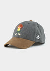 Cap "Grantig by nature" - dark gray (curved), v2