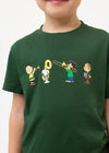 T-shirt "Peanuts: Brass Band" - dark green