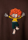 Sweater "Pumuckl" - dark brown